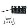 1/2 Pcs 8 Lens Auxiliary Motorcycle Spotlight Working Fog Lights Headlight Driving Spot Lamp - 32W/9-80V