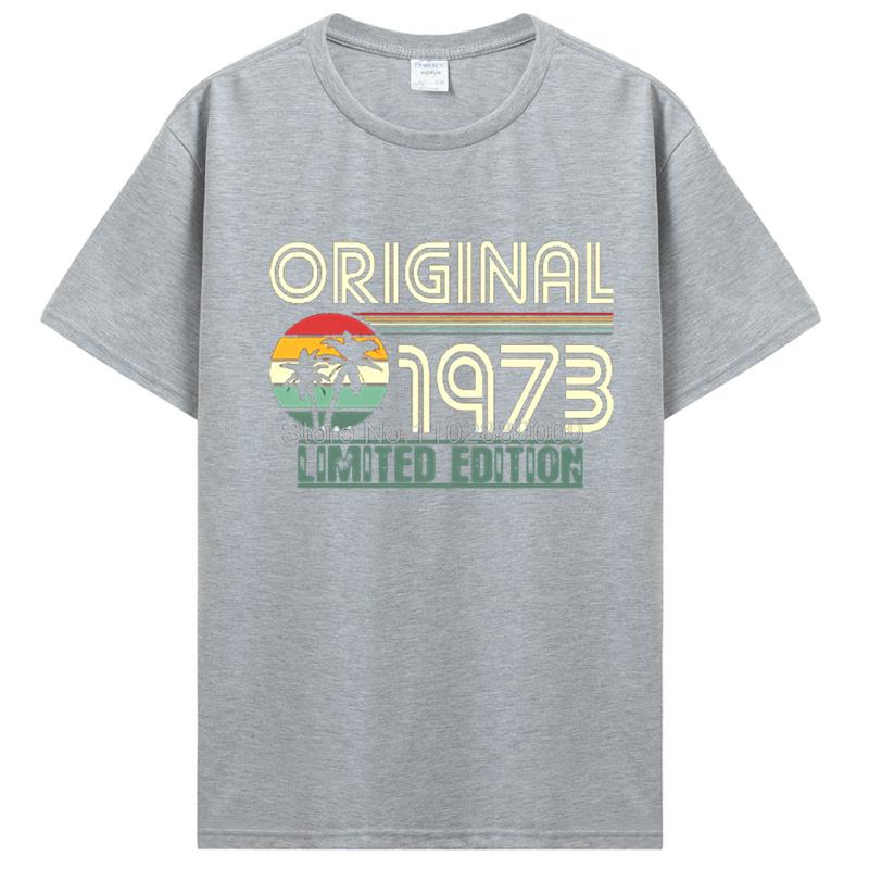 Old T Shirt Original Limited Edition 1973 Vintage T-shirt Funny Women Men Birthday Gift Printed Tshirt Harajuku Streetwear Tees