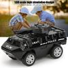 4pcs Box 1/60 High Simulation Pull Back Alloy Car Model Kid Toy Collection(Type D Police Car )