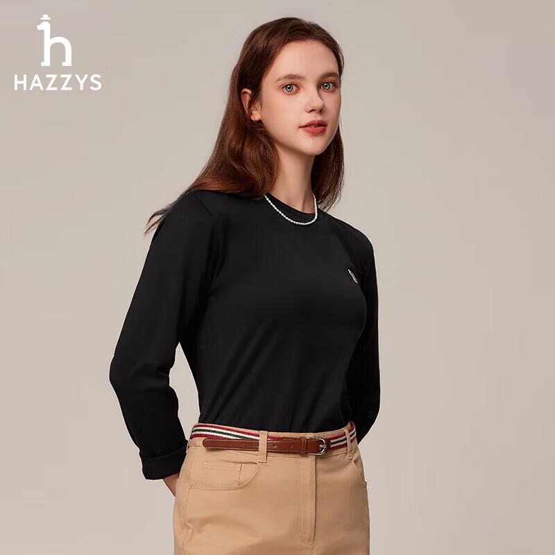 HAZZYS Women s Long Sleeve T-Shirt ABTSE0BCX06 155/80A36