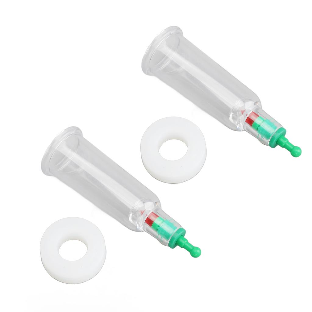 2pcs Finger Vacuum Cups Promote Circulation Muscle Relaxing Cupping Suction Cups with 2 Sealing