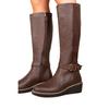 Where's That From Womens/Ladies Ayleen Wedge Knee-High Boots