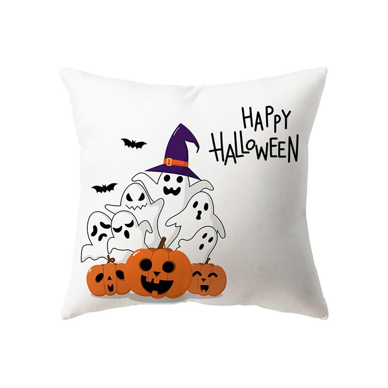 Pumpkin Collection Halloween Theme Pillow Cover Sofa Cushion Cover Holiday Gift Party Decoration Home Decor