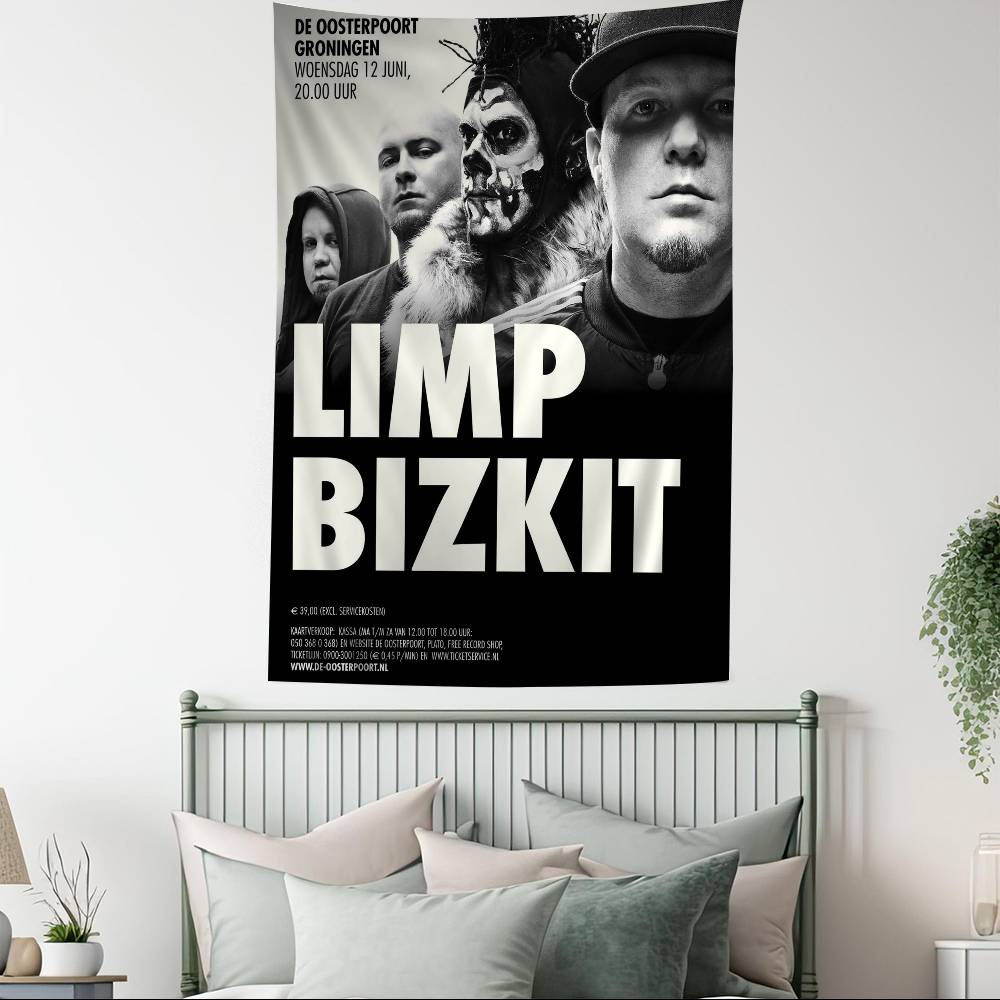 Arazzo Cartoon Limp Bizkit Arte Fantascienza Stanza Arredamento Casa Appeso a Parete Fogli