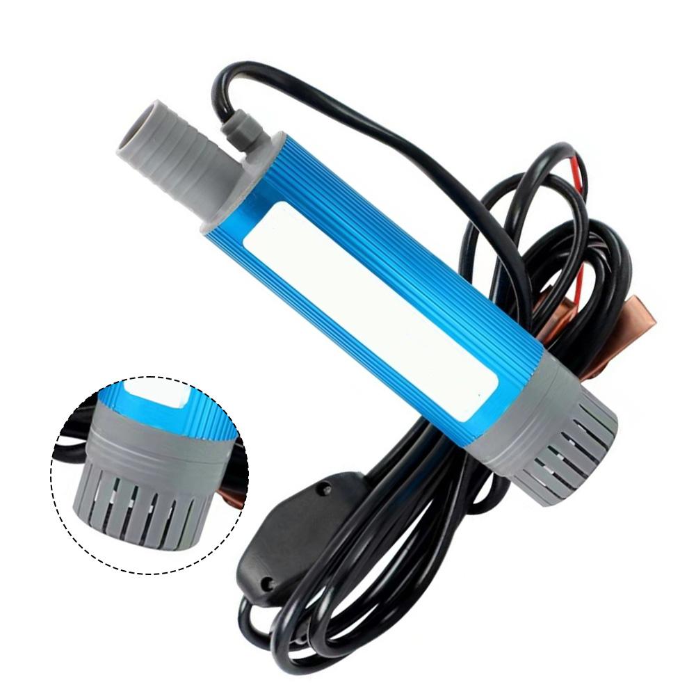 1pc Portable Diesel Water Transfer Pump Submersible Pump For Camping 12V/24V DC Motor 38mm Water Transfer Pump For Fishing