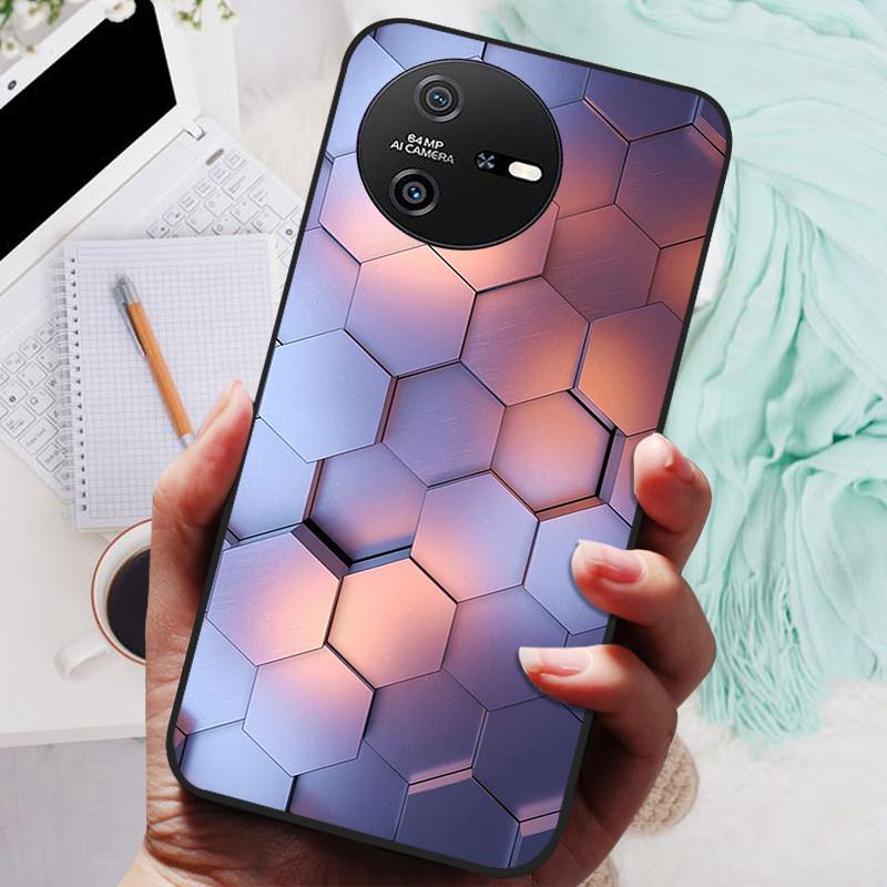 For Oscal Tiger 12 Case Tiger12 Black Cover Lion Wolf Silicone Soft Back Cases For Oscal Tiger 12 Phone Case Protective Shell