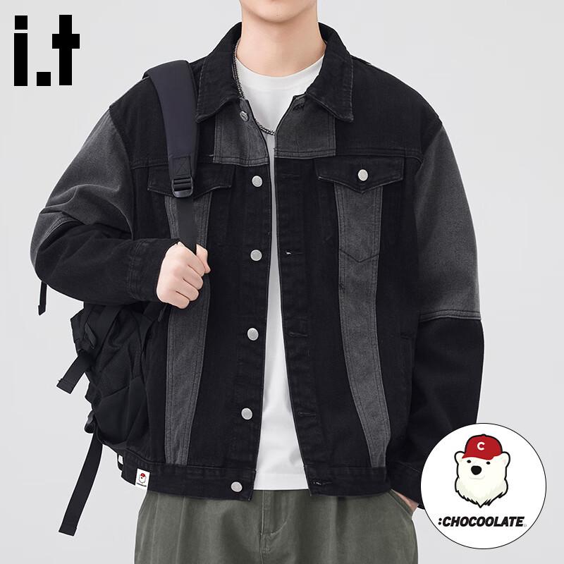Мужская ретро джинсовая куртка CHOCOOLATEit с заплатками 4XL