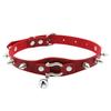 Collana girocollo nera borchiata Rivetto Borchia Punk Rock Campanellino Ecopelle Gotico Collare Donna Chocker Ragazze Harajuku Costume Gioiello Gotico