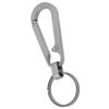 Lightweight Titanium Alloy Key Chain Waist Hanging Keyring Outdoor Climbing Key HolderGrey