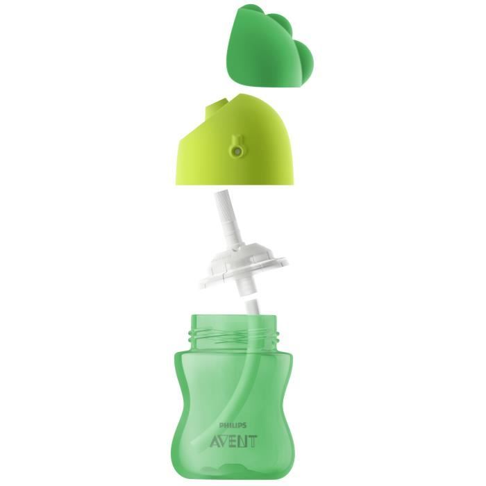 PHILIPS AVENT SCF798/01 Tasse à paille 300ml 12 mois+ Vert