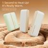 Rechargeable Hand Warmer Split Design Compact Portable Rechargeable For On-the-Go Comfort Office Desk Daily Commute Comfort