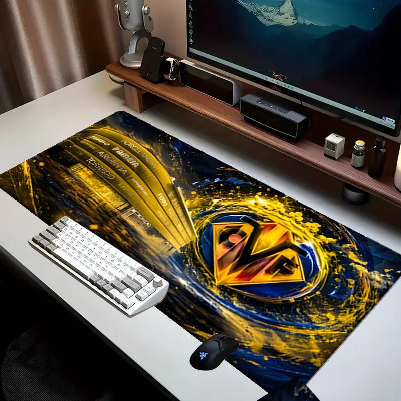 Club Vill-arreal Crest Design Mouse Pad Office Desk Mat, Gaming Mouse Pad Mousepad, Keyboard pad,Heavy-Duty Non-Slip Rubber Backing, Gift