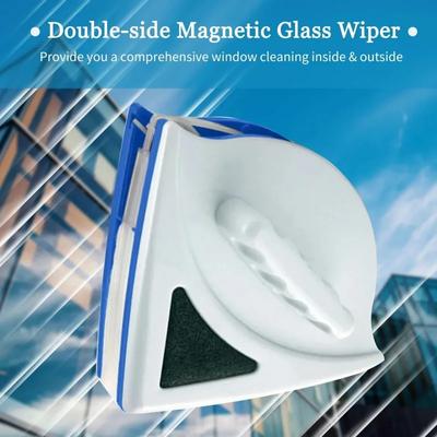 Adjustable Double Sided Glass Cleaning Tool Magnetic Window Cleaner Brush with Strong Magnet for Home High-Rise Window Cleaning