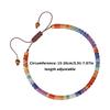 Inspirational Natural Crystal Bracelet with Colorful Beads and Elastic Woven Band Comfortable Inspirational Gift
