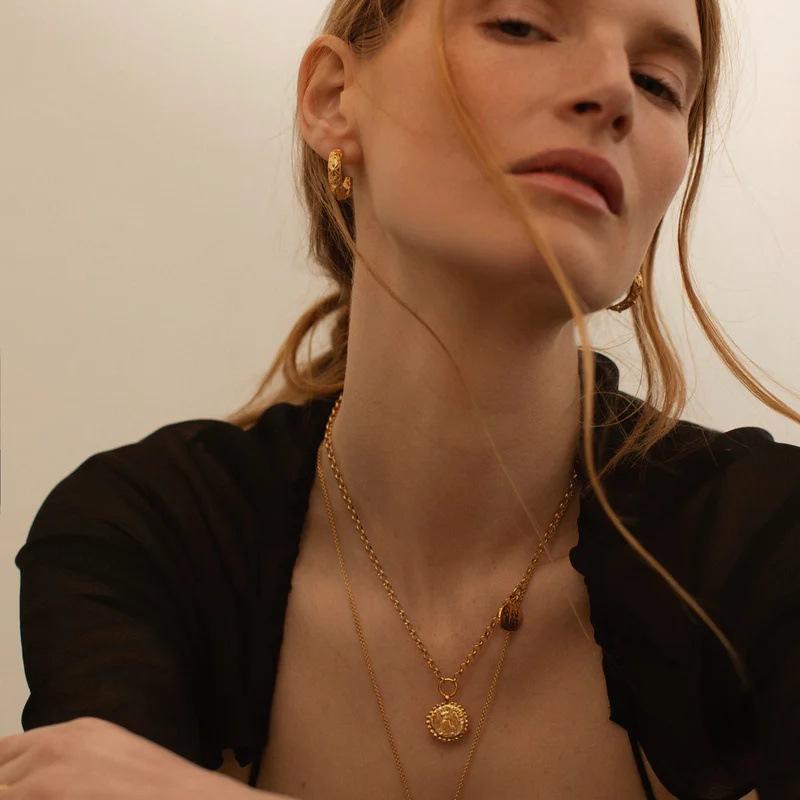 Fashion Commuter Daily Wear Earrings Premium Metal C-Type S925 Silver Needle Earrings Personalized Unique Earrings