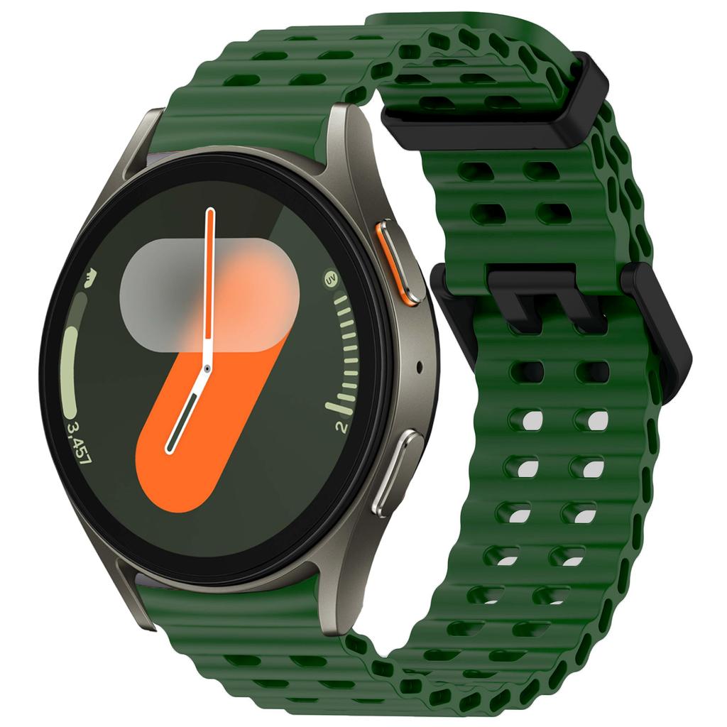 Ocean Band for Samsung Galaxy Watch 7 FE 5 6 4 Classic 5 pro 40 44mm NO Gaps Silicone Bracelet correa Galaxy Watch6 watch4 Strap
