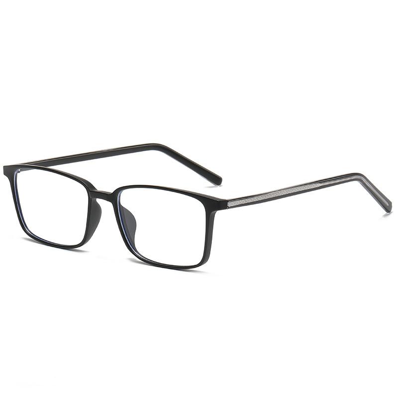 Transparent Tea Square Computer Glasses Anti Blue Ray Eyewear Myopia Optical Spectacle Photochromic Eyeglass for Women Men