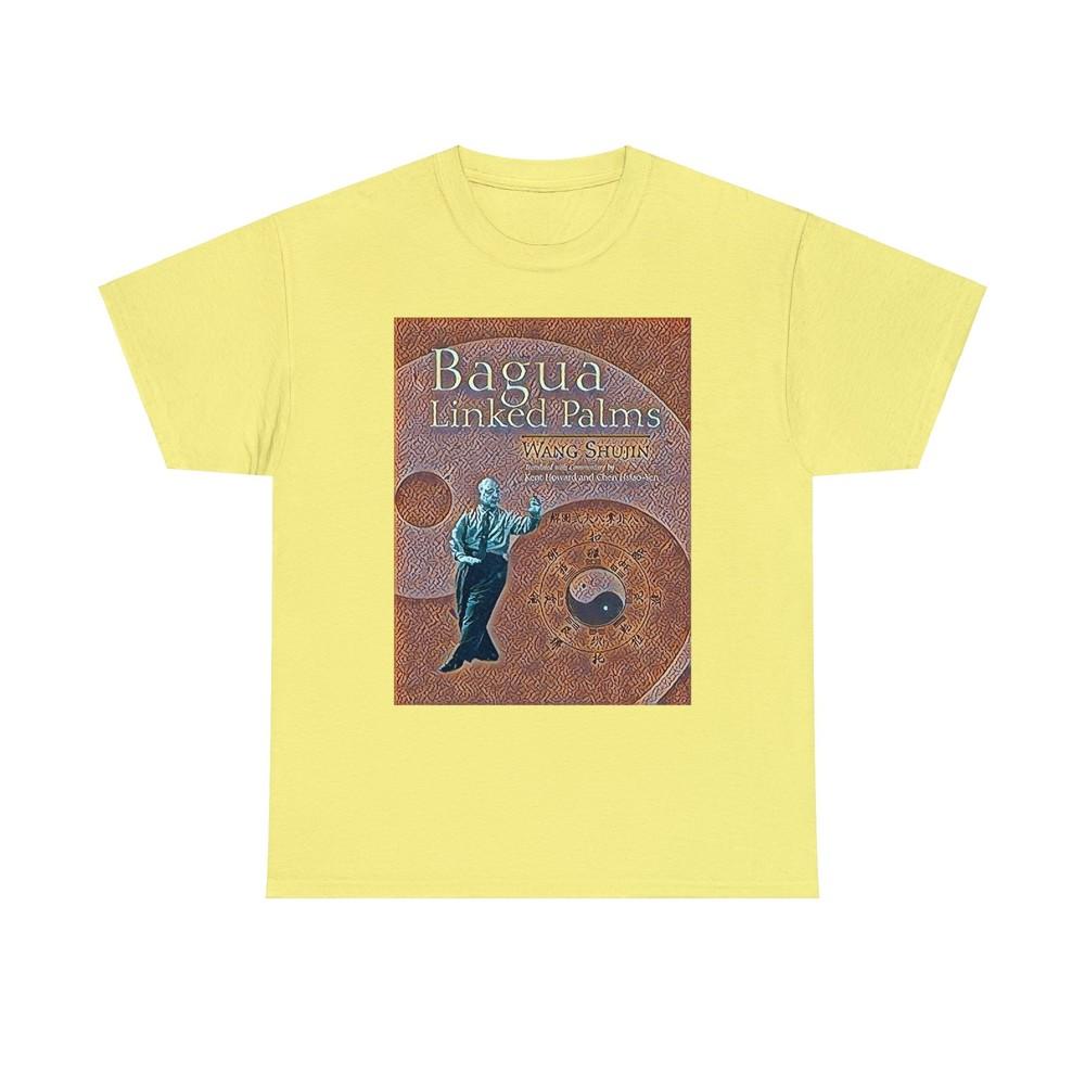 

Bagua Linked Palms Wang Shuin Graphic Print SS Unisex Heavy Cotton Art Tee Shirt 2XL