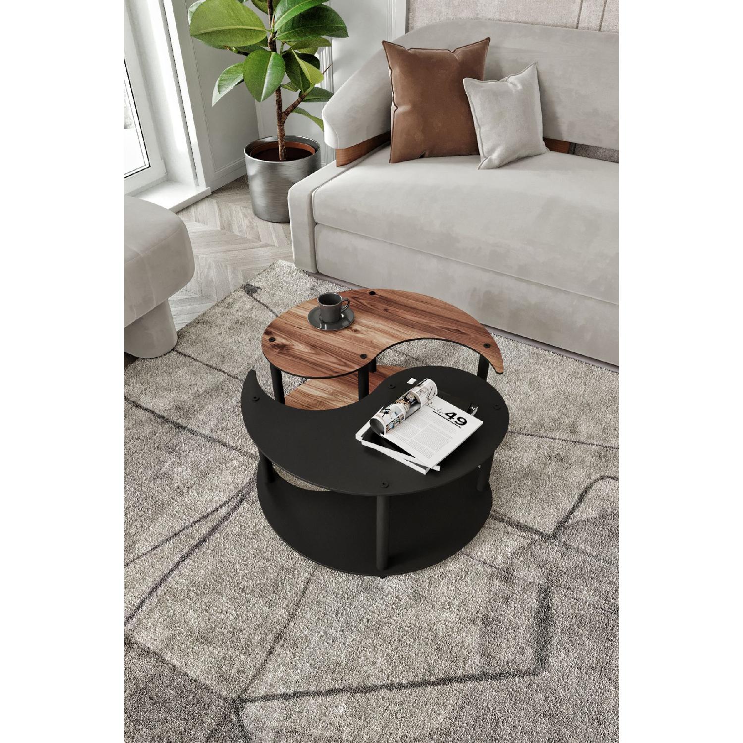 

Журнальный столик Yin Yang Unity Serenity, 2 предмета, Madran, черный, 70 см