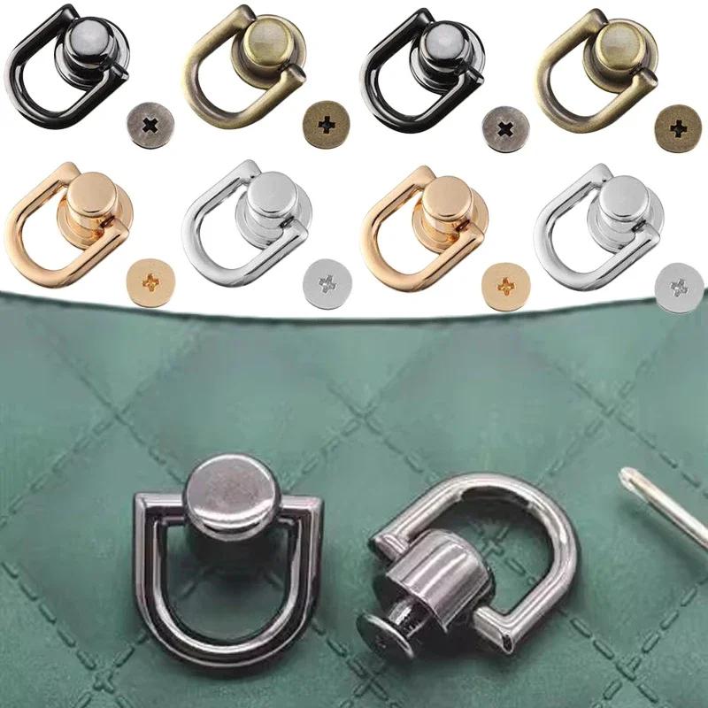 Maskinvaretilbehør D-formet ring Veske sideklemmespenner Metallspenne Veskekjede Håndtak Kobling Veskestropp