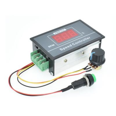 6-60V Motor-Drehzahlregler mit Start-Stopp-Schalter Digital 30A PWM Stufenlose Drehzahlregelung Controller 12V 24V 36V