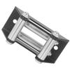 High Strength Steel Winch Roller Fairlead Universal Mount 4500LB Cable Guide Nut Disassembly 4 Way Roller Fairlead ATV Winch