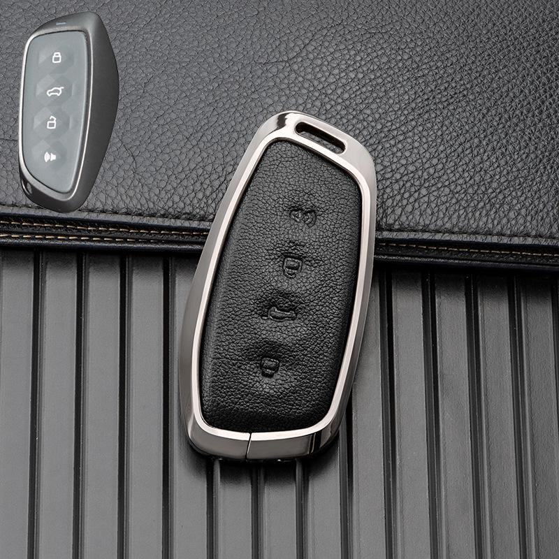 Full Metal Remote Cover for 2022 Great Wall Haval Car - Compatible with Harvard Series Key