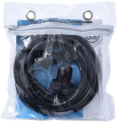[Yamazen] Extension Cord 5m 1 Port 15A 125V 1500W Rainproof Black Waterproof Soft Cable Extension Cable Extension Outlet OA Tap Power Cord Power Tap