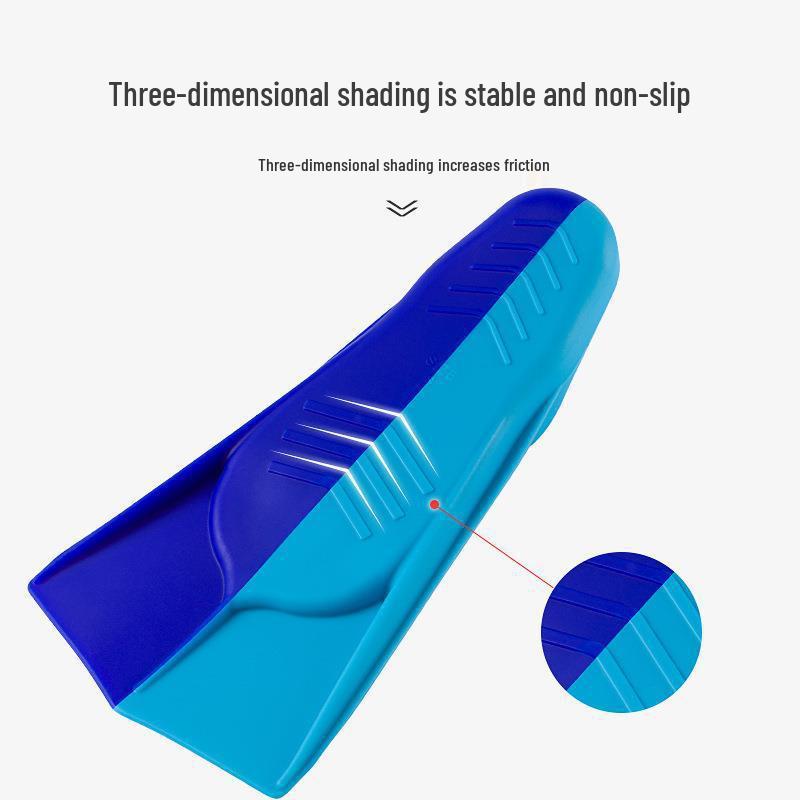 Unisex Silicone Swimming Fins for Adults & Kids - Ideal for Diving, Breaststroke, Freestyle Training