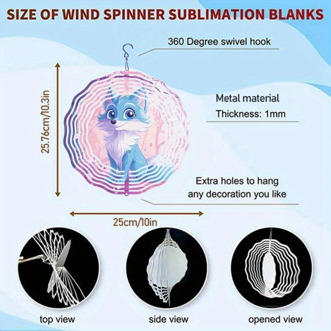 

Металлический колокольчик с лисицей и цветущей сакурой, уличный подвесной декор, вращающийся крючок, прочный, устойчивый к погодным условиям, для сада, патио, свадьбы, дома