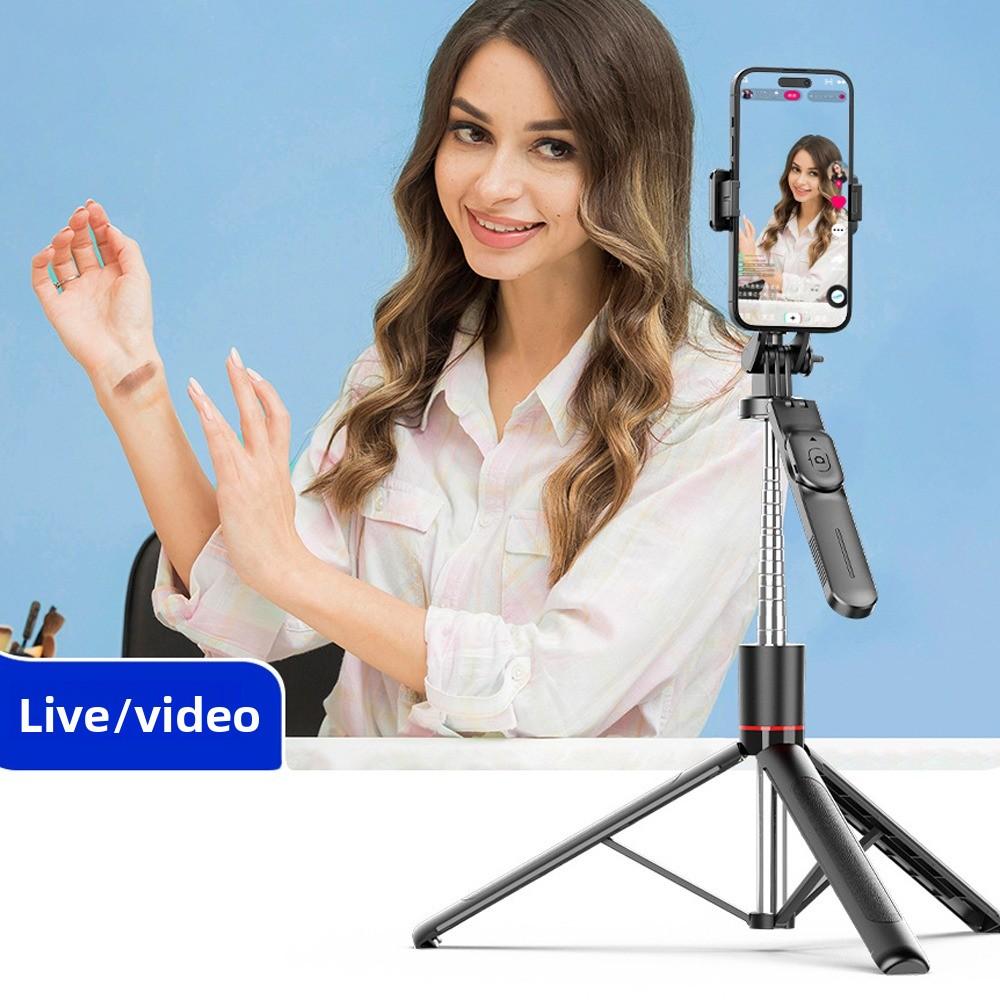 1.7m Bluetooth Selfie Stick 360° Rotating Selfie Stick Tripod  Live Broadcast