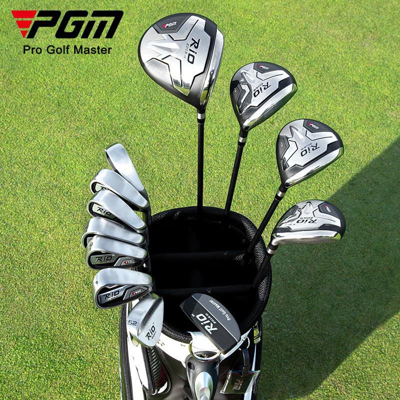 PGM Men's Golf Clubs Set with Titanium Alloy Driver - Ideal for Beginners/Intermediate Players