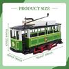 Tram Model Photo Prop Indoor Classic Ornament Gift Old Fashioned Toy Collection for Bookshelf