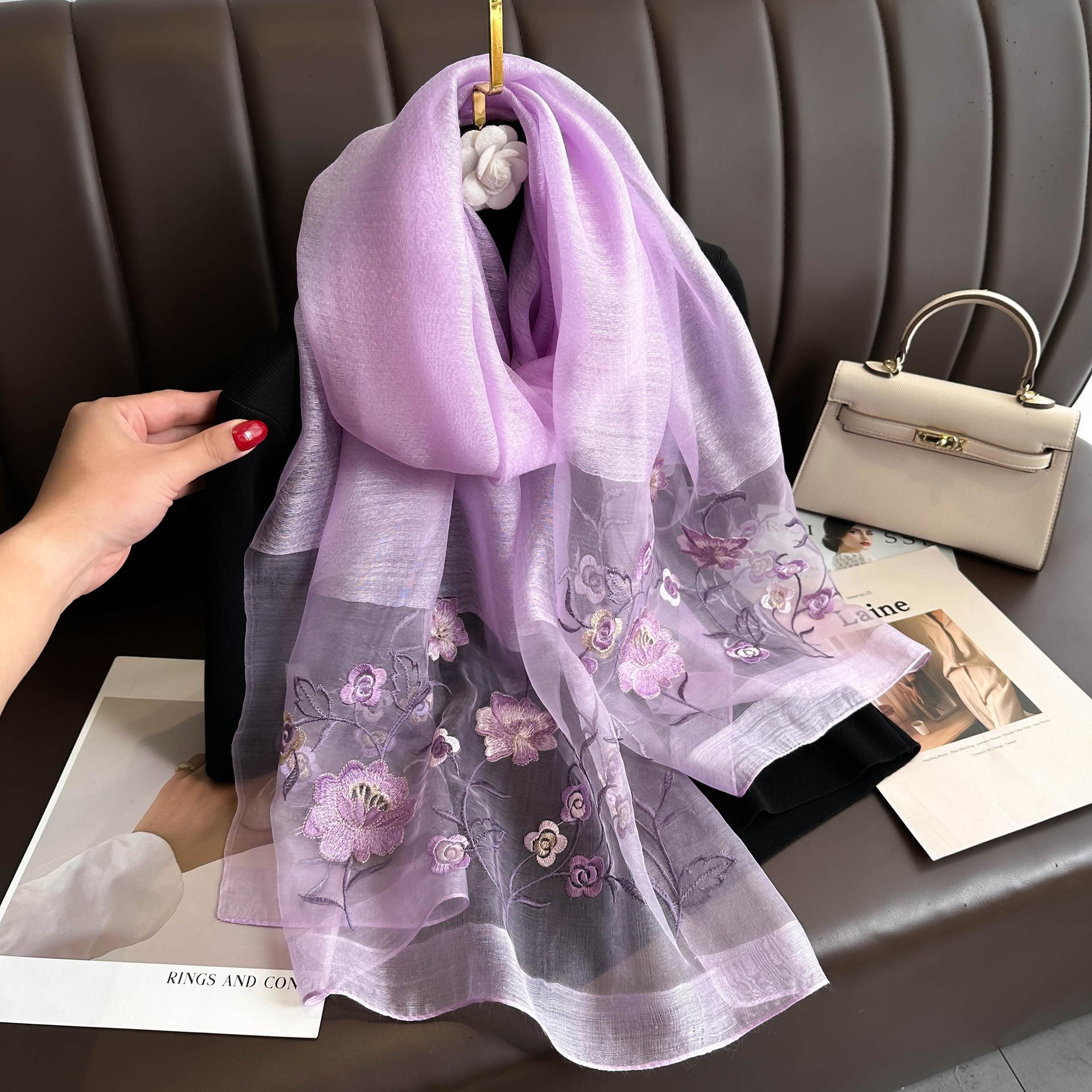 

Luxury Brand Solid Silk wool scarf for Women Shawls Scarves Summer Hijab Fashion Warm Long Bandana Foulard Pashmina Poncho new 90x180cm