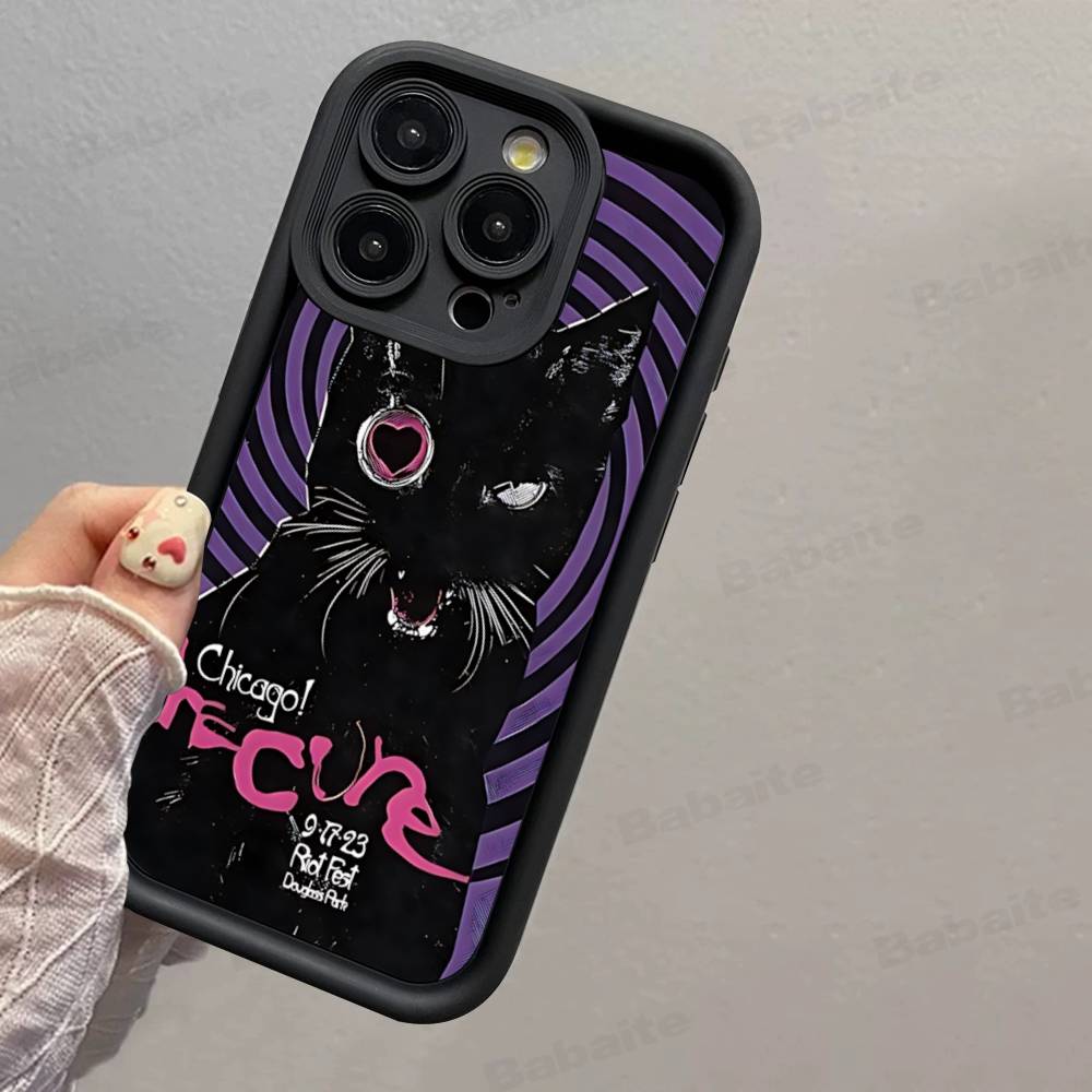 Hot Classic Rock The C-CureS Band Silicone Phone Case For IPhone 17 Pro Max 16 15 14 13 12 11 Plus 17 Air