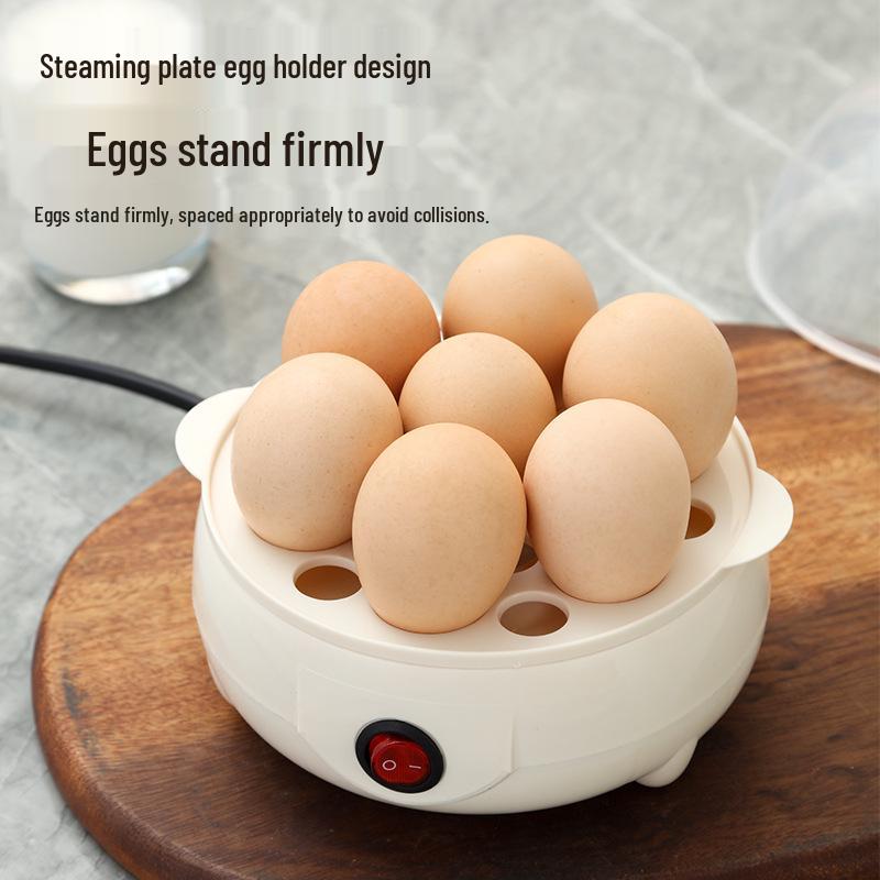 Stainless Steel Double-Layer Egg Steamer: Automatic Mini Breakfast Cooker