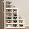 Compact Multi-Layer Shoe Rack for Entryway - Space-Saving and Narrow Design