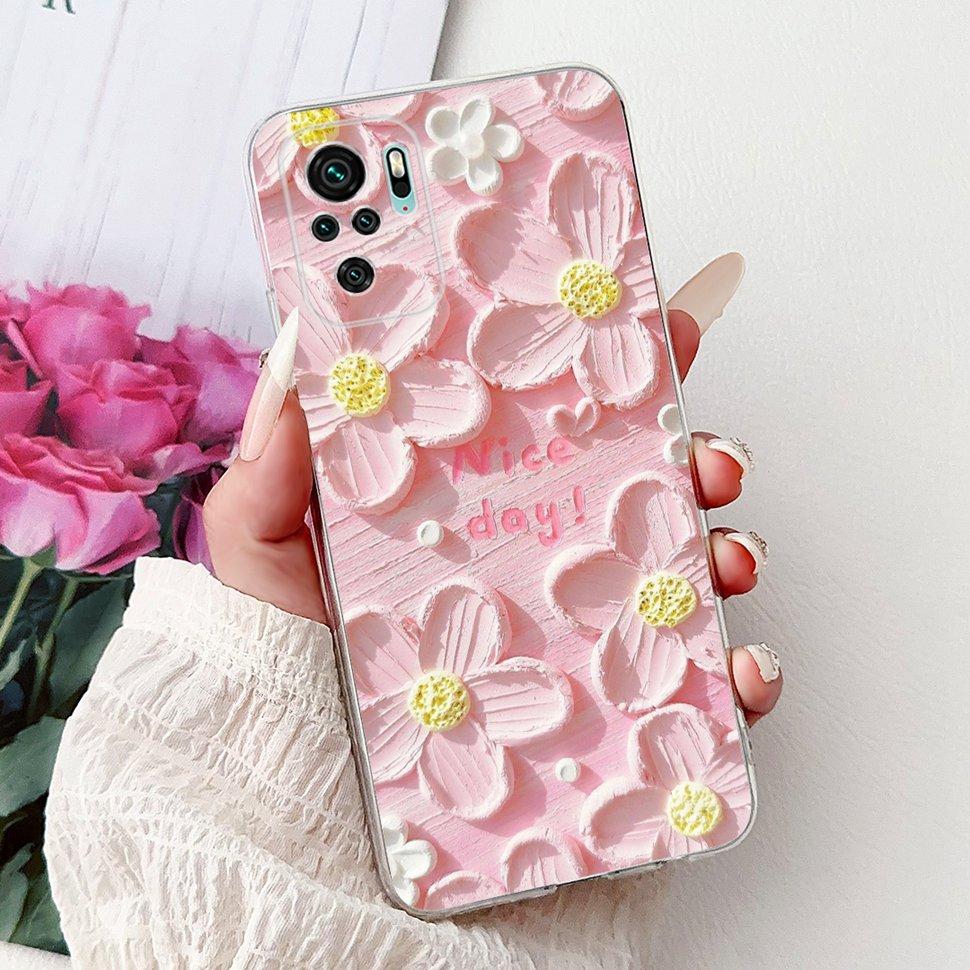 Colorful Pattern Case For Xiaomi Redmi Note 10 4G Ultra Slim Soft Silicone Case For Redmi Note 10 10S Note10 Note10S Cover Coque