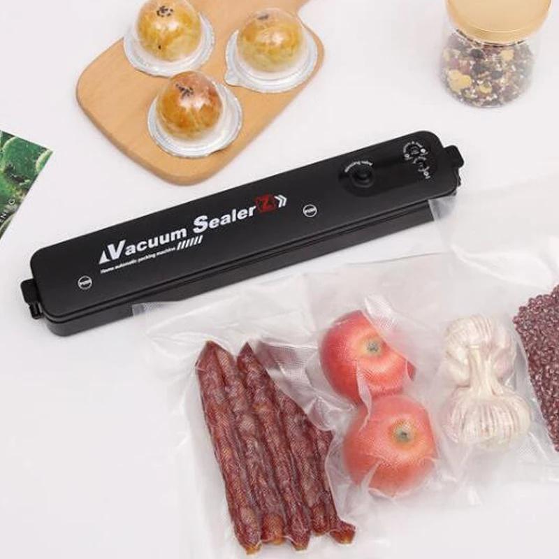 Household Kitchen Vacuum Sealer Packaging Machine with 10pcs Vacuum Bags Household Sealer Food Vacuum Sealer Promotion