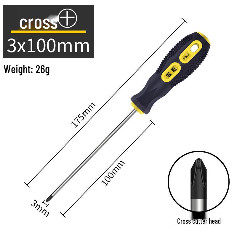 Conjunto de Chaves de Fenda Magnéticas de Grau Industrial - Phillips e Fenda