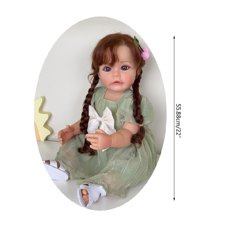 Reborns Baby Doll 22 Inch Toddler Girl Look Real with Accessories Birthday Gift
