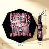 Born Pink Tour 8 Ribs 3Fold Black Glue Uv Protection Umbrella Sun Protection Rainproof Compact Folding Umbrella For Travel Daily Use C923776
