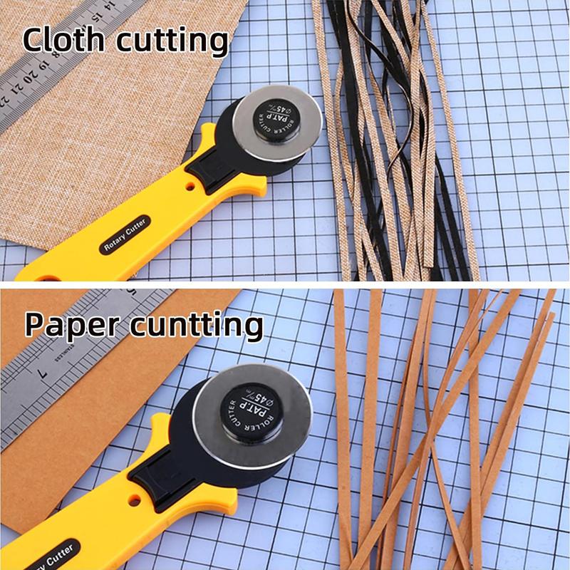28mm & 45mm Rotary Cutter Blades Sewing Rotary Fabric Cutter For Patchwork Leather Quilting Sewing Arts Craft Cutting Tool