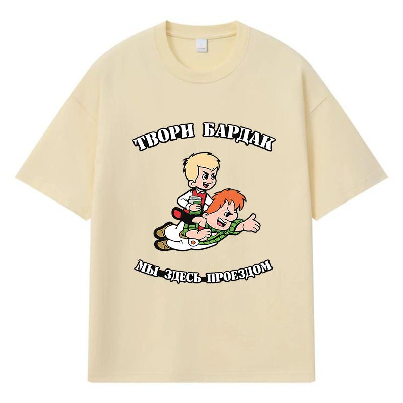 2026 Anime Summer Personality Y2k Harajuku Men Women Clothes 100% Cotton T Shirt Casual Oversized Street Trend