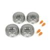 SP TAKEGAWA Smoke Turn Signal Lens Set for Honda Super Cub 110 JA07 - Stylish Custom Motorcycle Indicator Cover Kit
