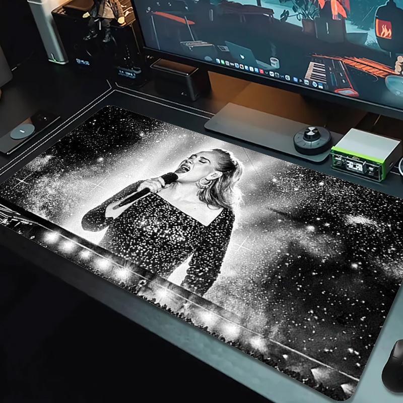 Adele Color Mouse Pad Large Gaming Table Cushion Non-slip Laptop Tablet Big Mousepad XXL Mat Mini PC Playmat With Lock edge