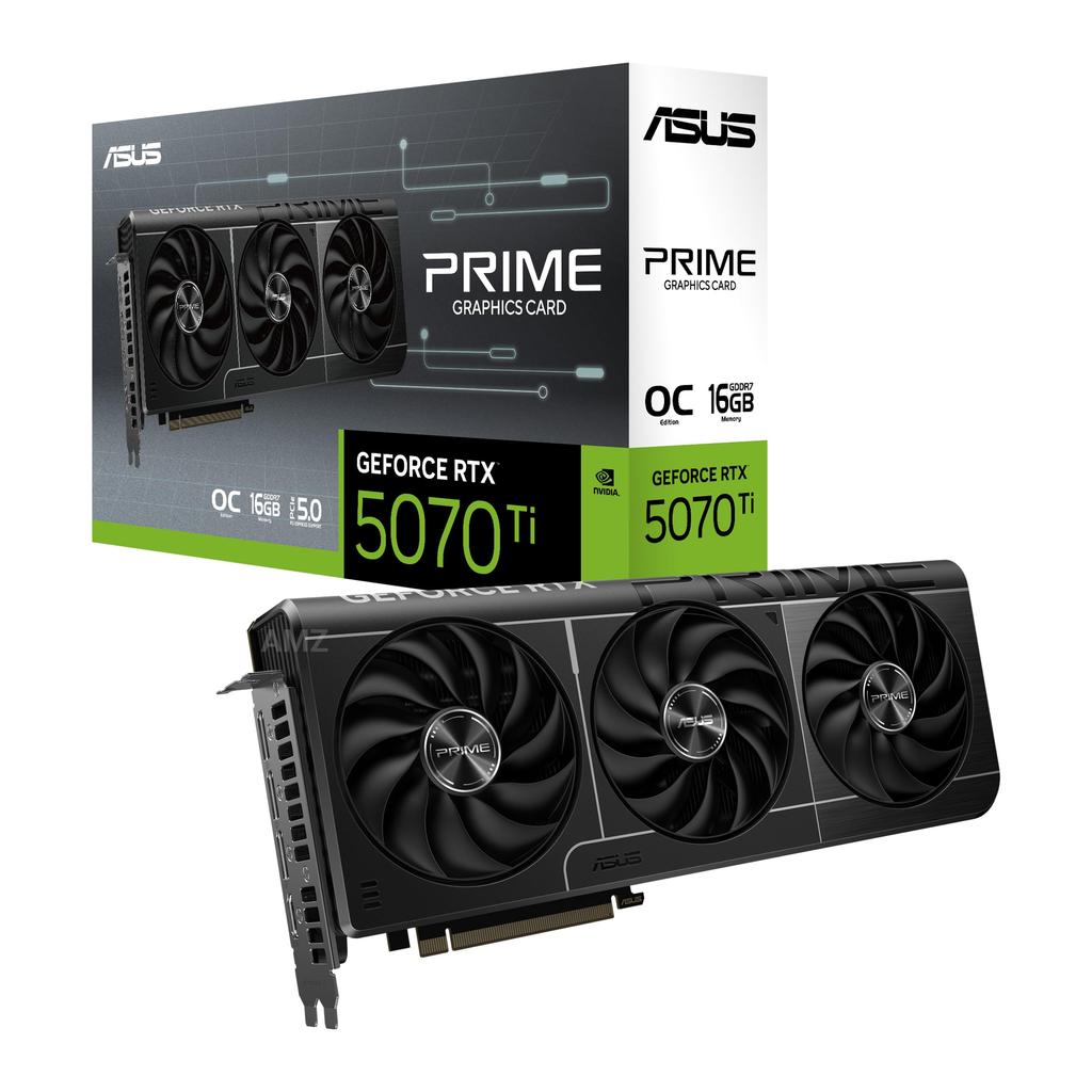 Asus NVIDIA GeForce RTX 5070Ti Video Card 16GB GDDR7 PCI Express Japanese 5.0 / PRIME-RTX5070TI-O16G (Authorized Distributor)