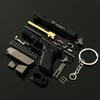 1:3 Modello Pistola G34 in Lega Semimetallica Smontabile Mini Pistola Giocattolo Portachiavi Ciondolo per Borsa Artigianato per Bambini e Adulti