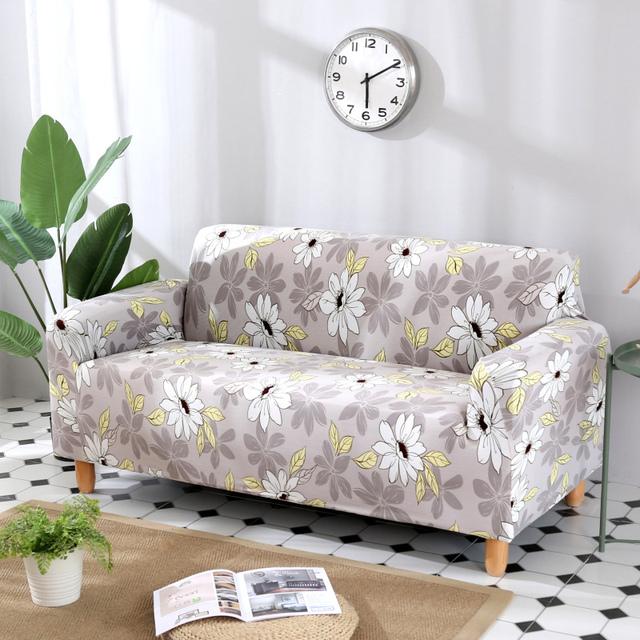 Spandex Elastic Couch Cover Tight Wrap All-Inclusive Sofatrekk For Stue Seksjonsmøbler Sofa Slipcover 1 /2 /3 /4seter