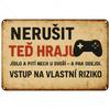 D Flat pc Československo Retro Český Text Kovový Nástěnný Značka Vintage Mapa Česka Neruit Ted Hraj Hliníková Herní Místnost Dekorace
